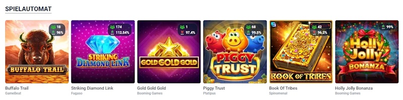 20Bet Casino Spielautomaten Spiele