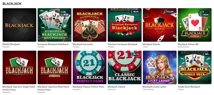 20Bet kaszinó blackjack