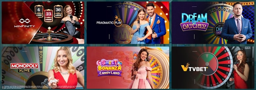 22Bet kaszinó játék show játékok