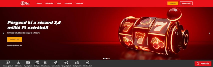 32Red kaszinó Magyarország