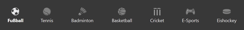 bet365 Sportarten