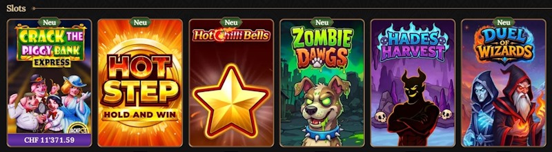 BetWest Casino Slot-Spiele
