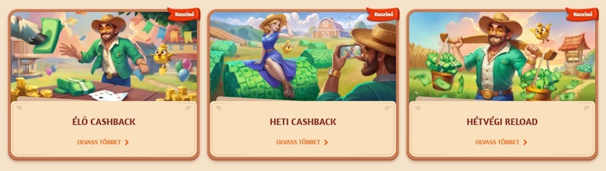 BillyBets kaszinó bónuszok