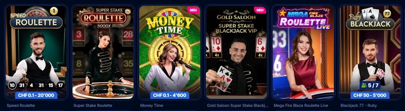 Boomerang Bet Casino Live Spiele