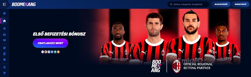 Boomerang Bet sportfogadás Magyarországon