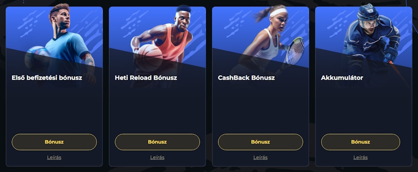 Boomerang sportfogadási bónuszok