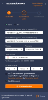 Cashalot regisztráció