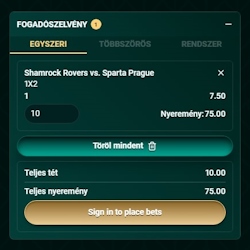 Cashed fogadószelvény