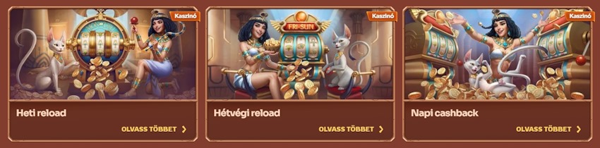 Cleobetra kaszinó bónuszok