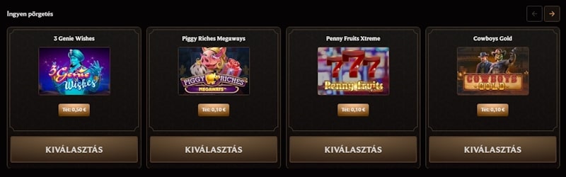CrownPlay kaszinó BOLT-i bevásárlás