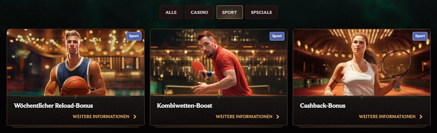 CrownPlay Sportwetten Bonusse