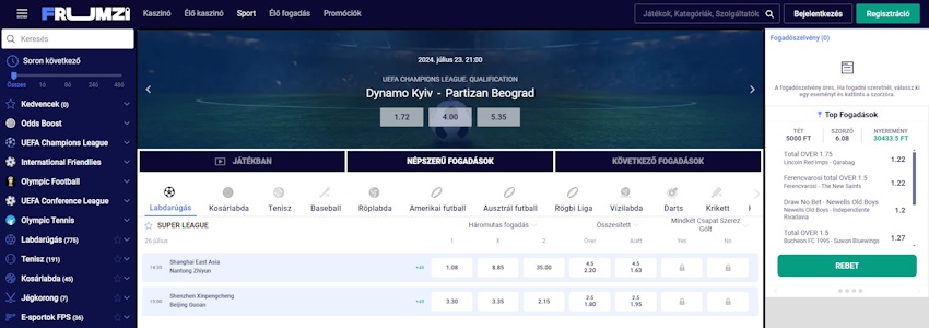Frumzi sportfogadás Magyarországon