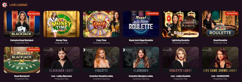 HappySlots Casino Live Spiele