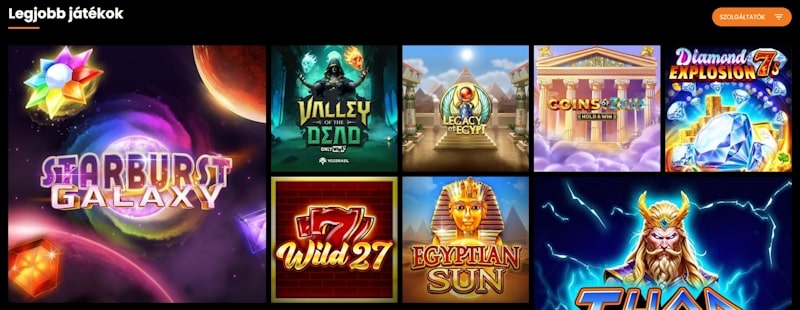 Hotbet kaszinó nyerőgépes játékok
