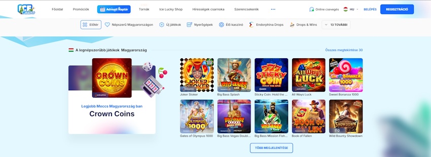 Ice kaszinó Magyarország
