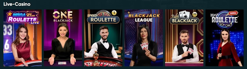 LegendPlay Casino Live Spiele