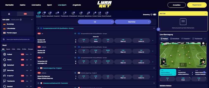 LyraBet Live Wetten