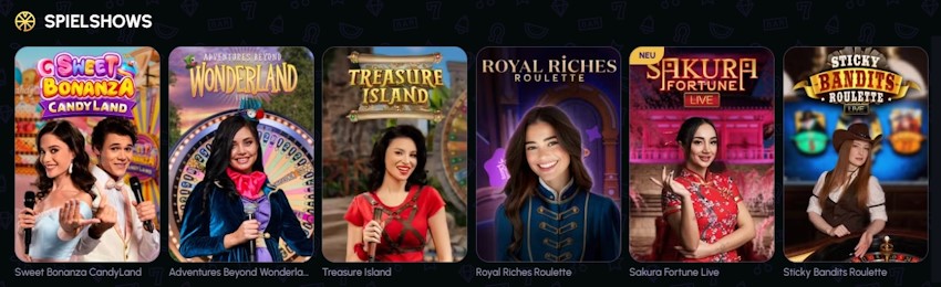 NovaJackpot Casino Spielshows