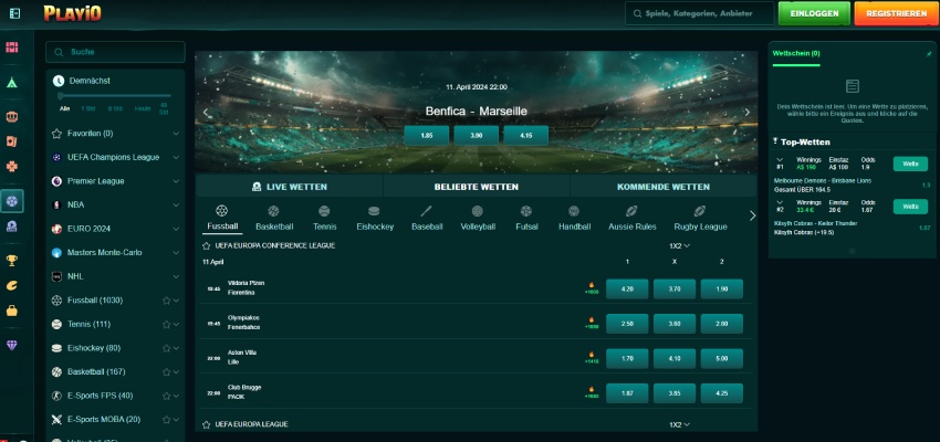 Playio Sportwetten