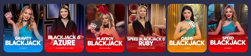 PuppyBet Casino Blackjack-Spiele