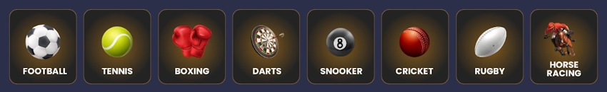 PuppyBet Sportarten