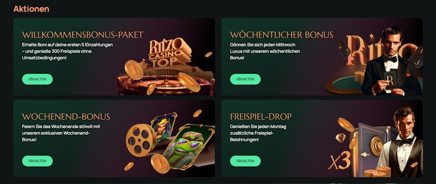 Ritzo Casino Bonusse
