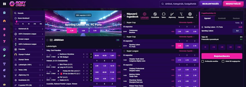 Robycasino sportfogadás Magyarországon