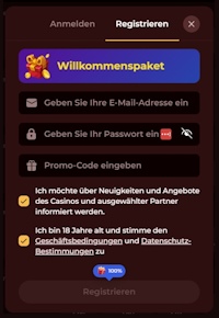Romancasino Anmeldung