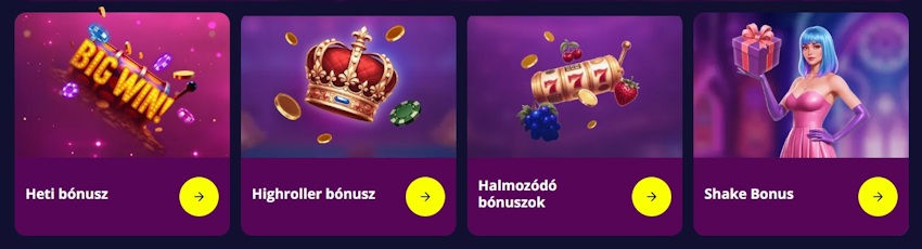 Slotoro kaszinó bónuszok