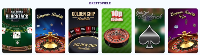 SlotsPalace Casino Tischspiele