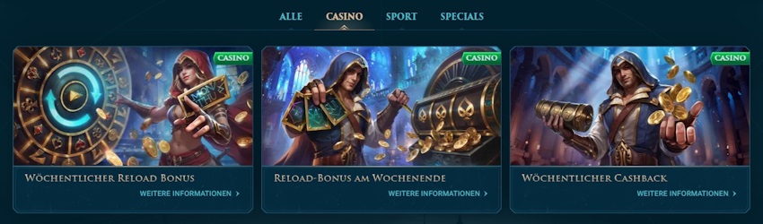 Slotuna Casino Bonusse