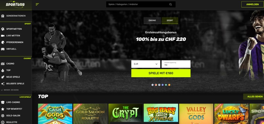 Sportuna Sportwetten