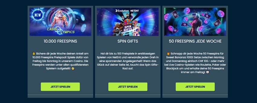 Wettigo Casino Bonusse