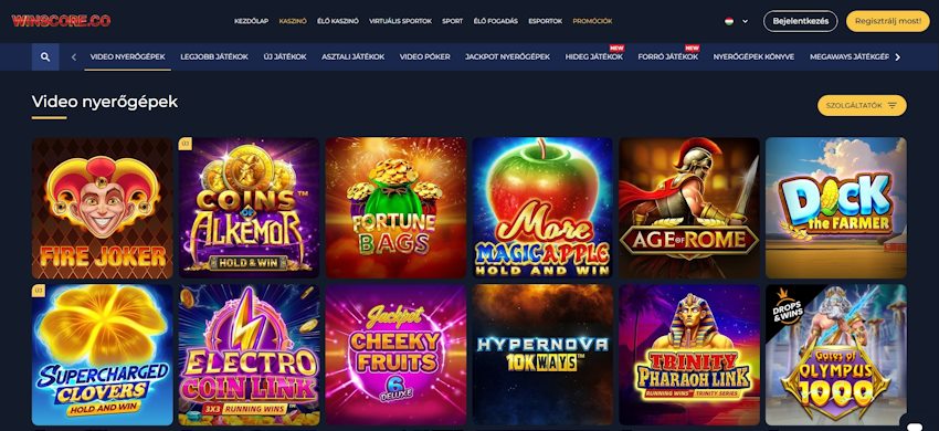 Winscore Casino Magyarország