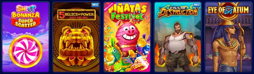 Wonaco Casino Slot-Spiele