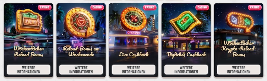 Wyns Casino-Boni