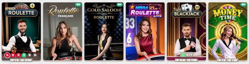 Wyns Casino Live Spiele